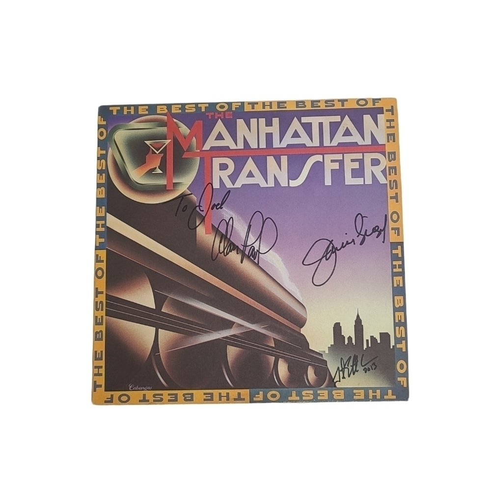 The Best of The Manhattan Tranfer Signed Vinyl